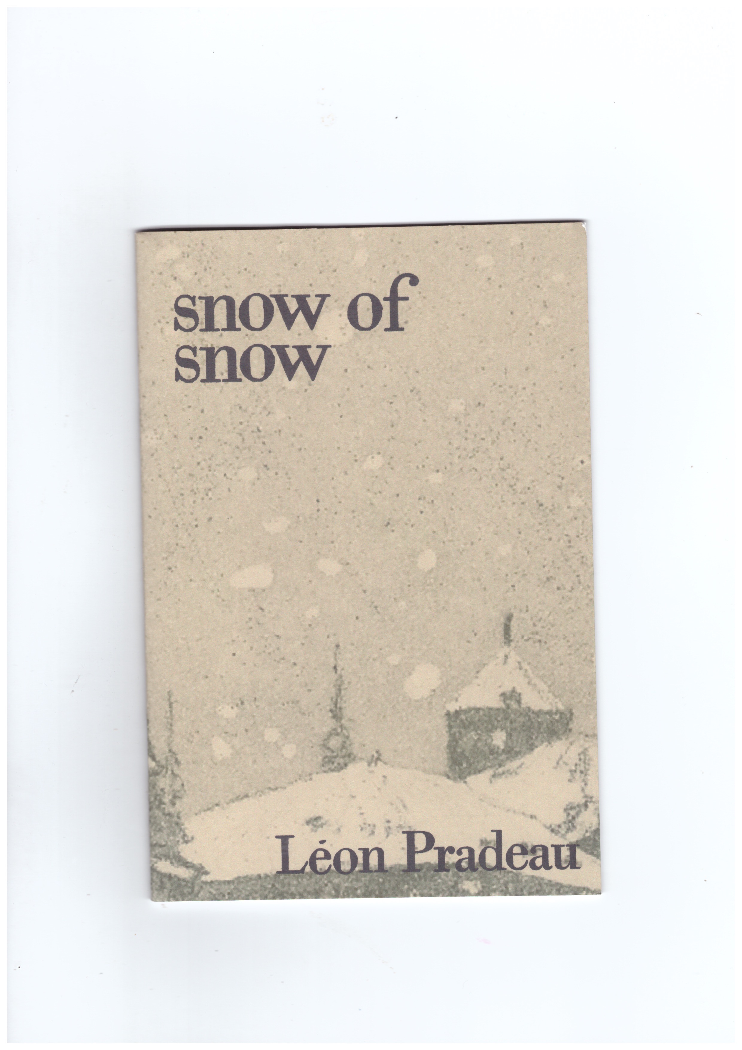 PRADEAU, Léon - snow of snow